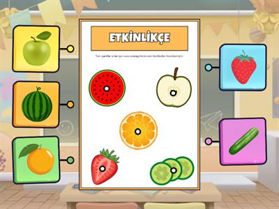 Meyvenin Dilimleri Eşle